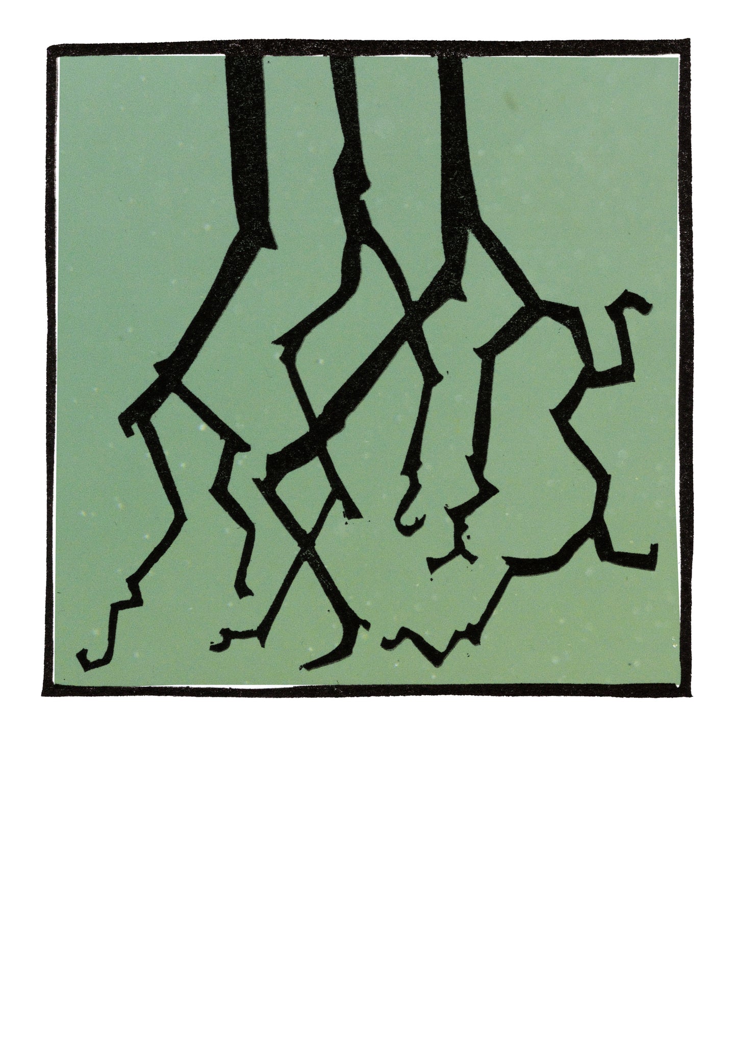 Maaike Ebbinge — Correspondances #2 — original postcard artwork