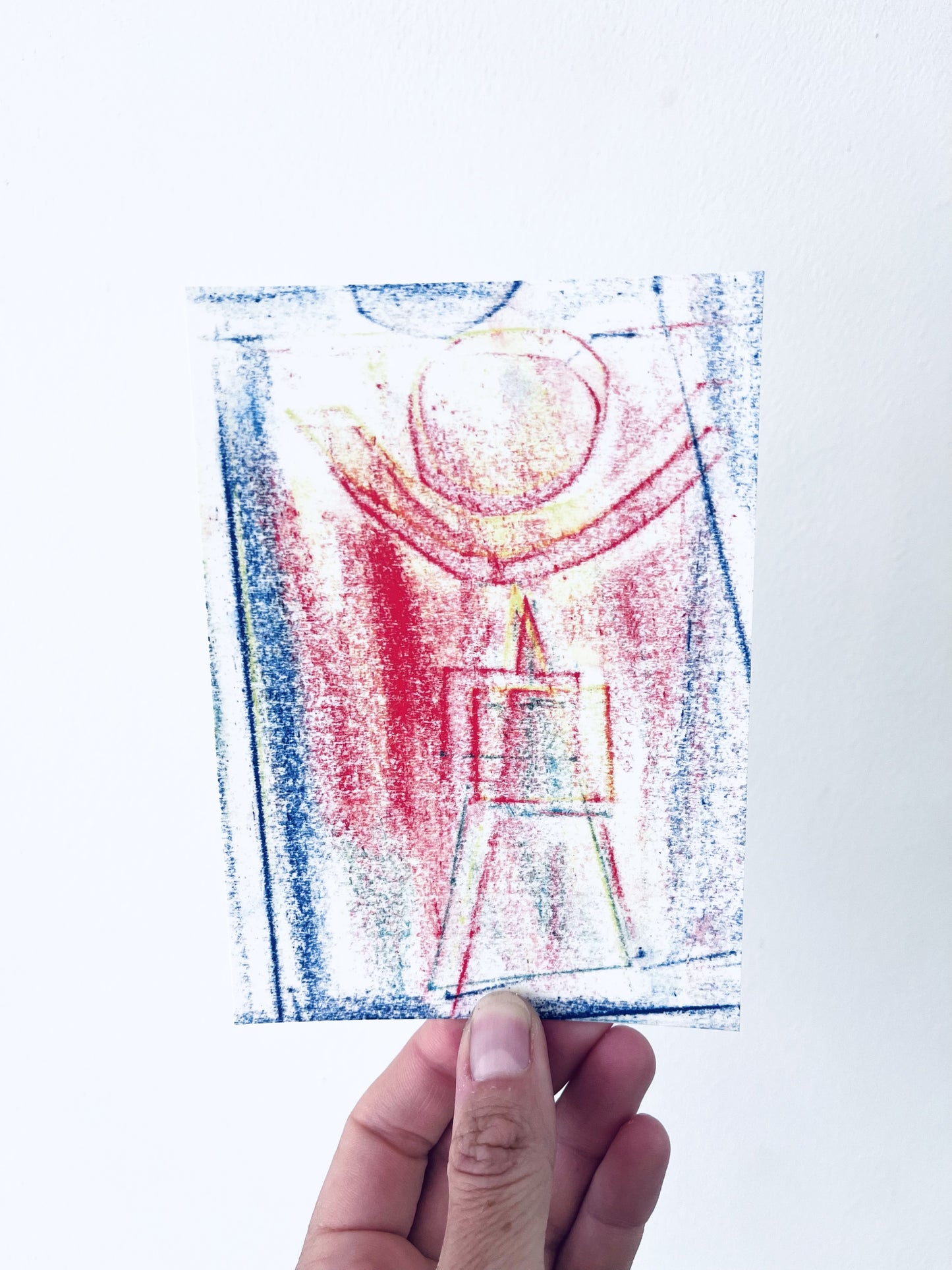 Maaike Ebbinge — Correspondances #1 — original postcard artwork