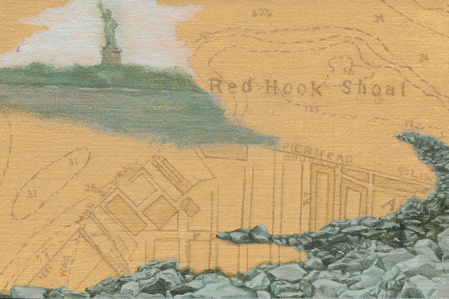Maddy Rosenberg — Correspondances #2 — original postcard artwork