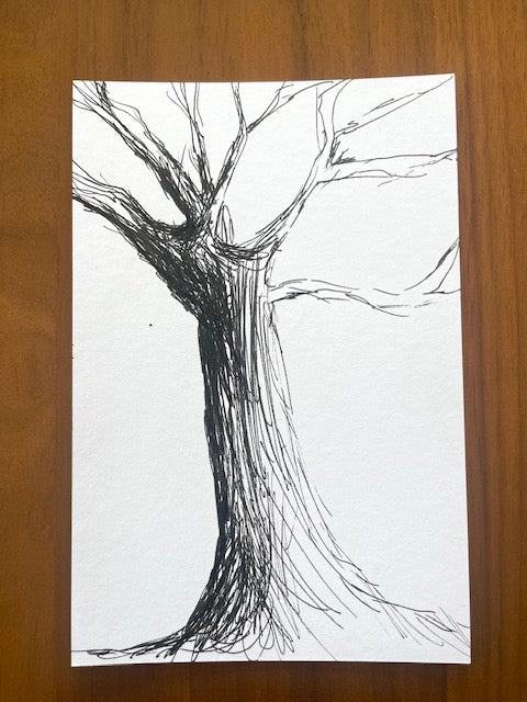 Manuela Oprea — Correspondances #2 — original postcard artwork