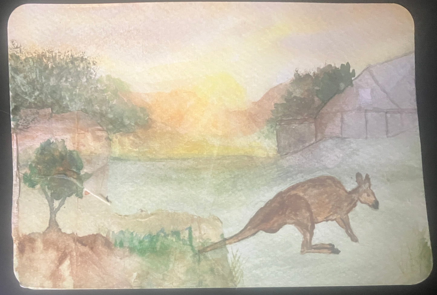 Maree Jaeger — Correspondances #3 — original postcard artwork