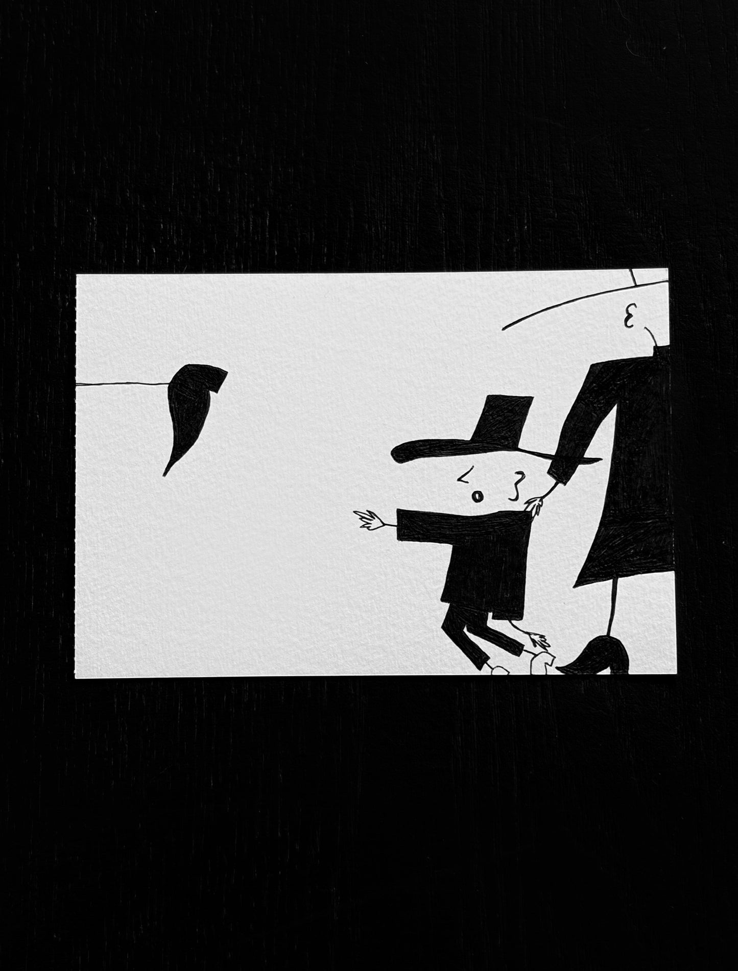 Maria Påhls — Correspondances #3 — original postcard artwork