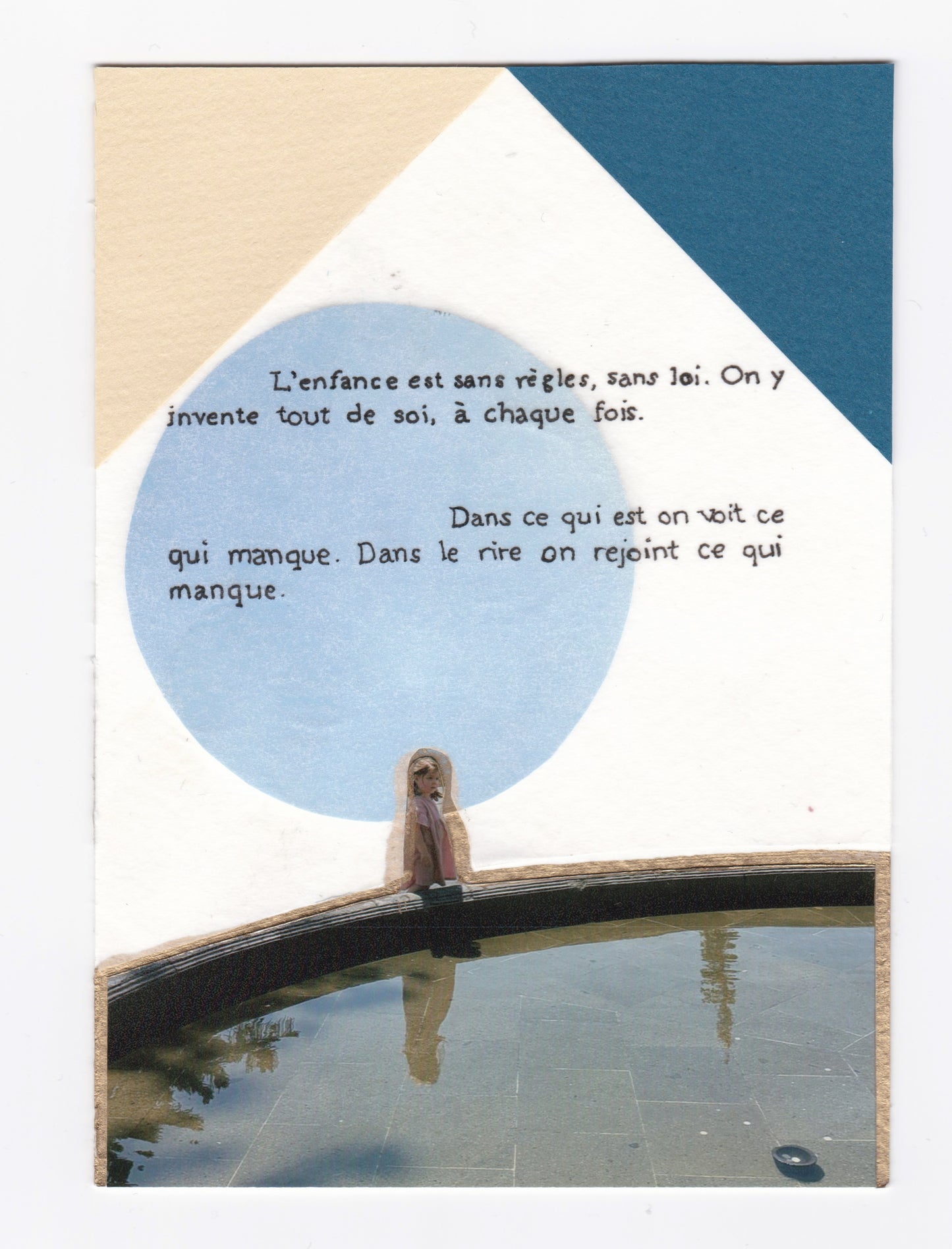 Maria Sprowls Cervantes — Correspondances #2 — original postcard artwork