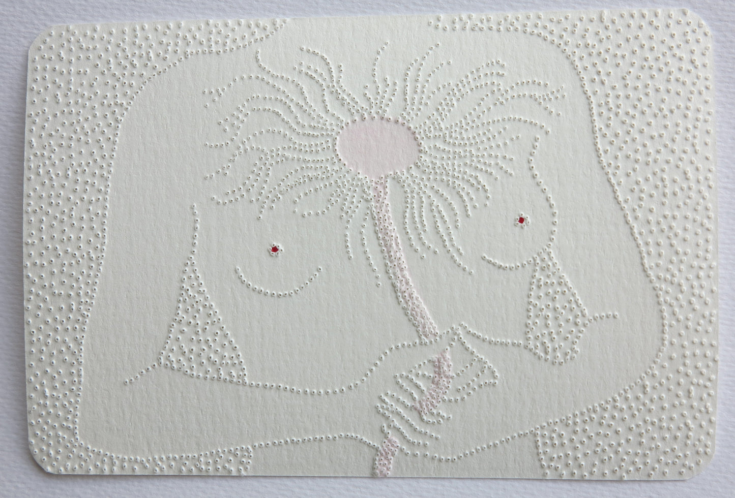 Marielle Degioanni — Correspondances #1 — original postcard artwork
