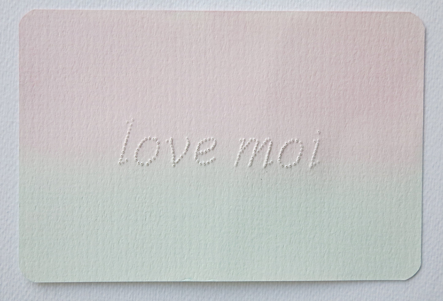 Marielle Degioanni — Correspondances #3 — original postcard artwork