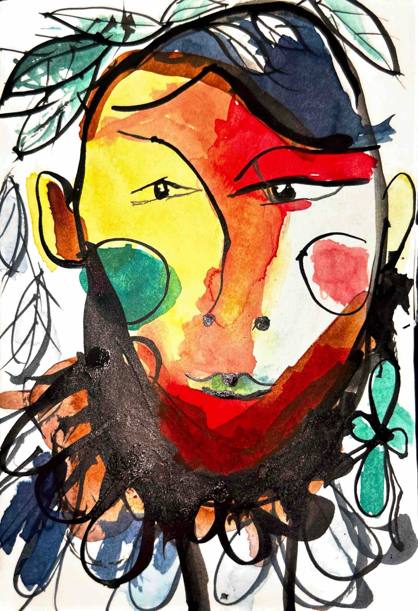 Mel Kennedy — Correspondances #1 — original postcard artwork
