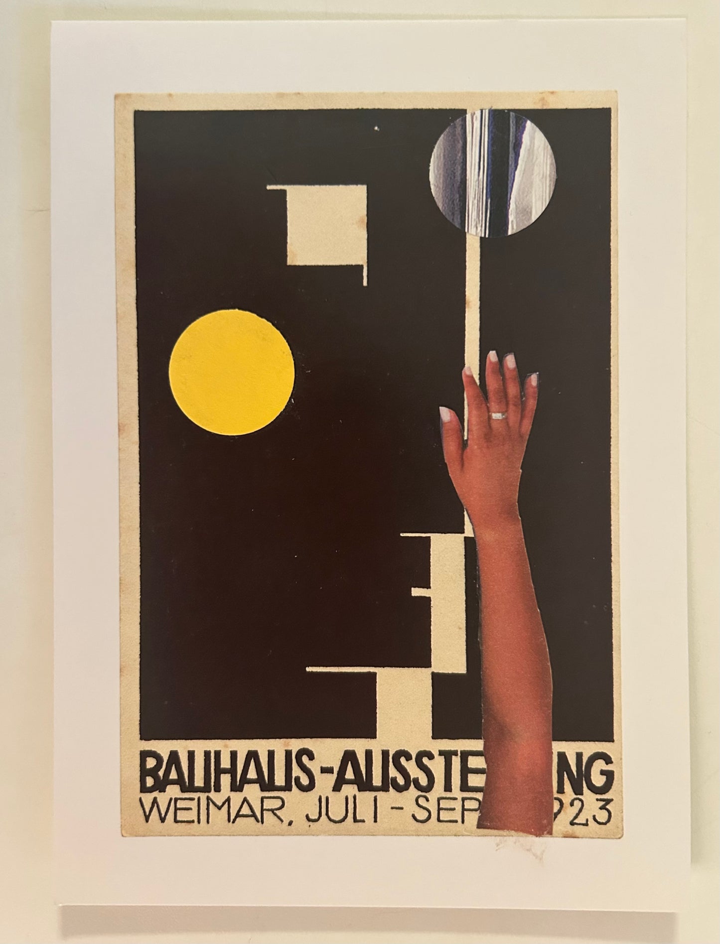 Mim Scalin — Correspondances #1 — original postcard artwork