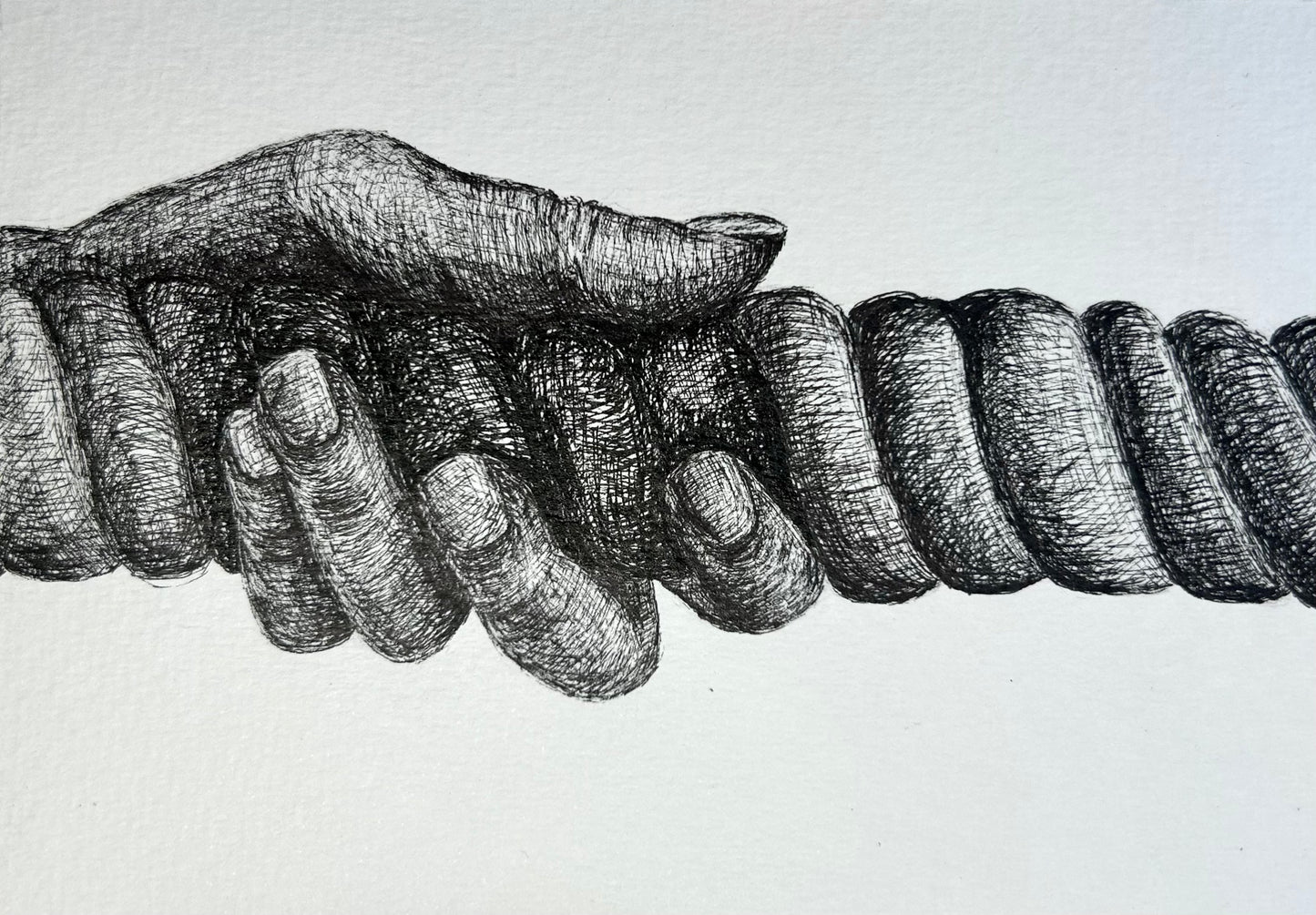 Monique Wan — Correspondances #1 — original postcard artwork