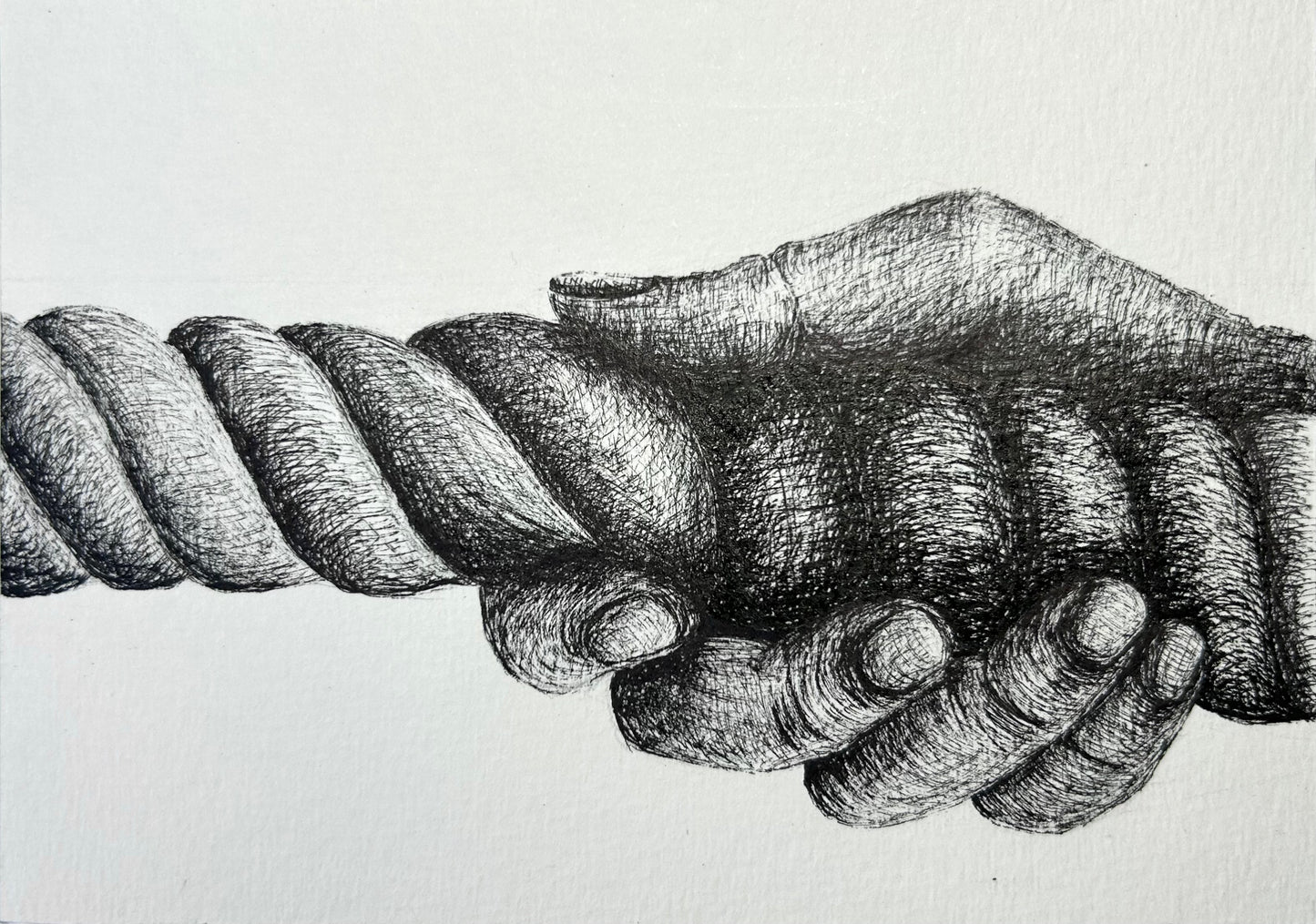 Monique Wan — Correspondances #3 — original postcard artwork