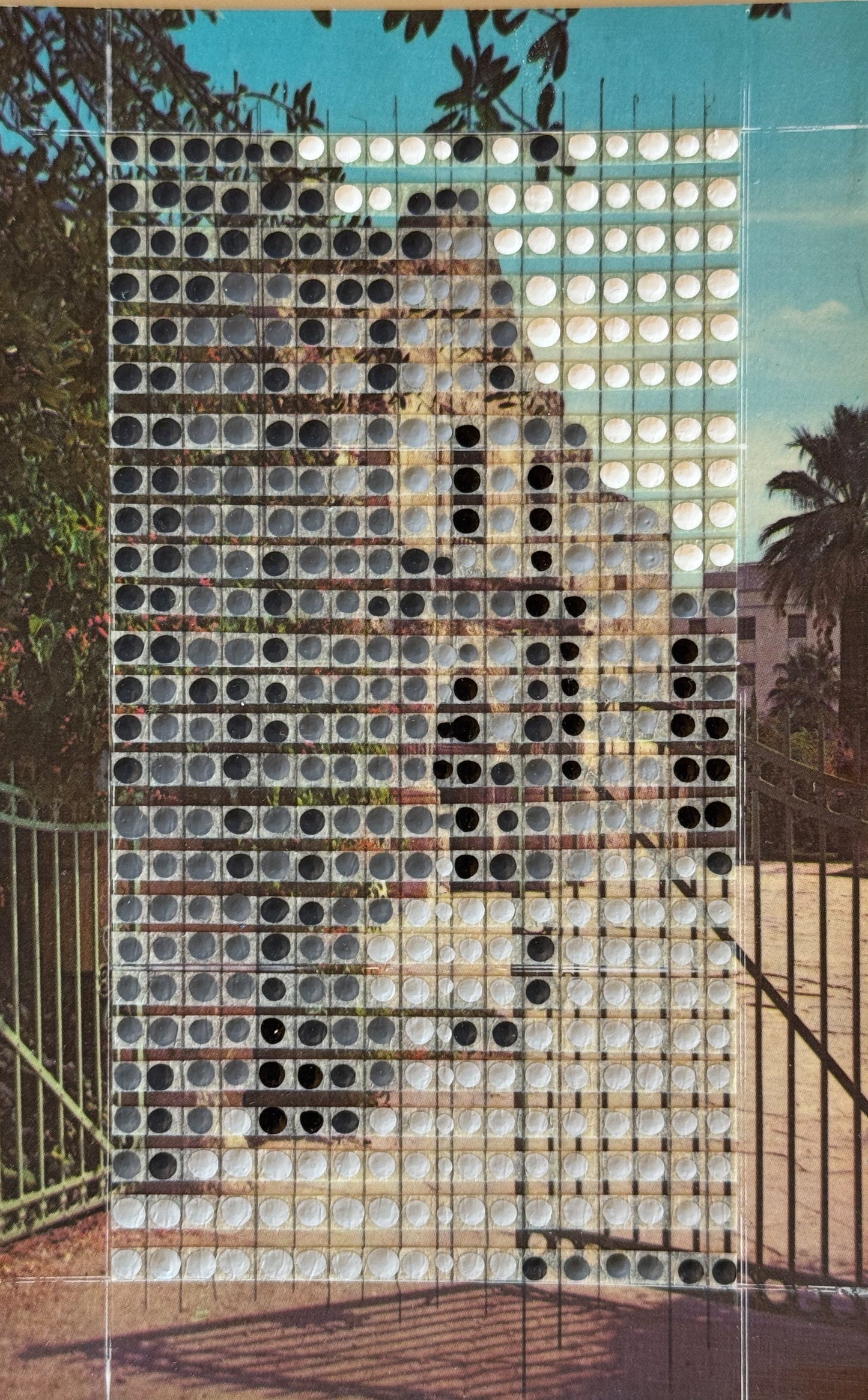 Nina Tichava — Correspondances #2 — original postcard artwork
