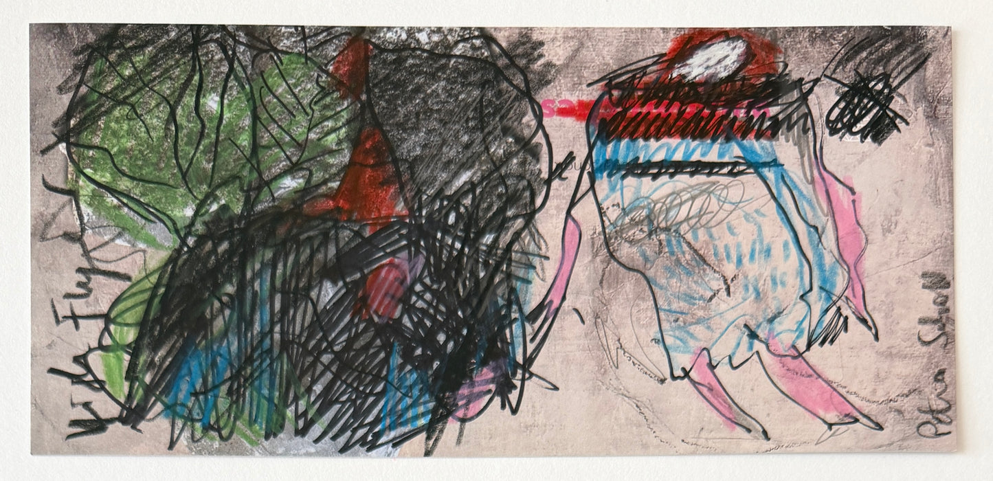Petra Schott — Correspondances #1 — original postcard artwork