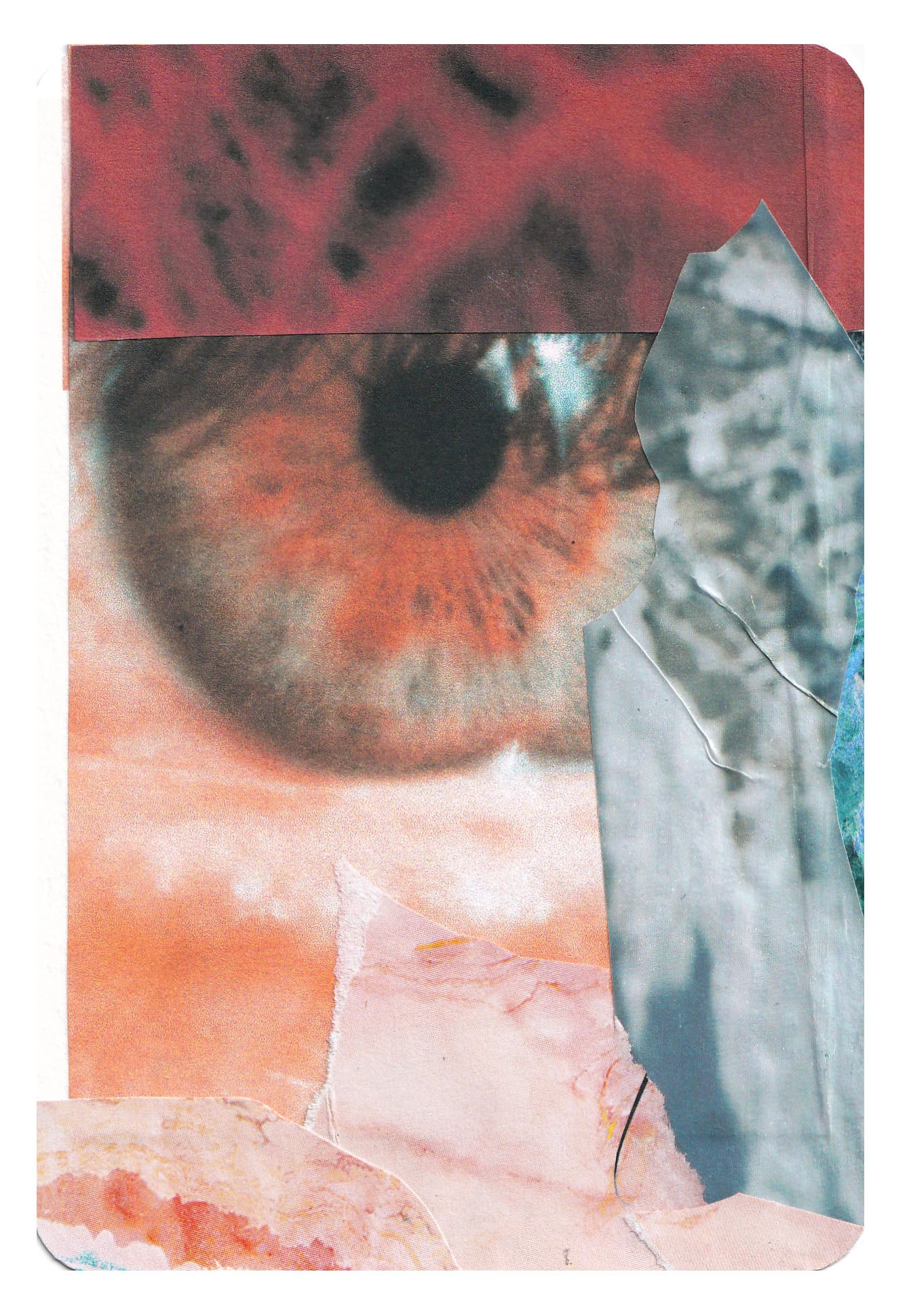 Rita Evs — Correspondances #1 — original postcard artwork