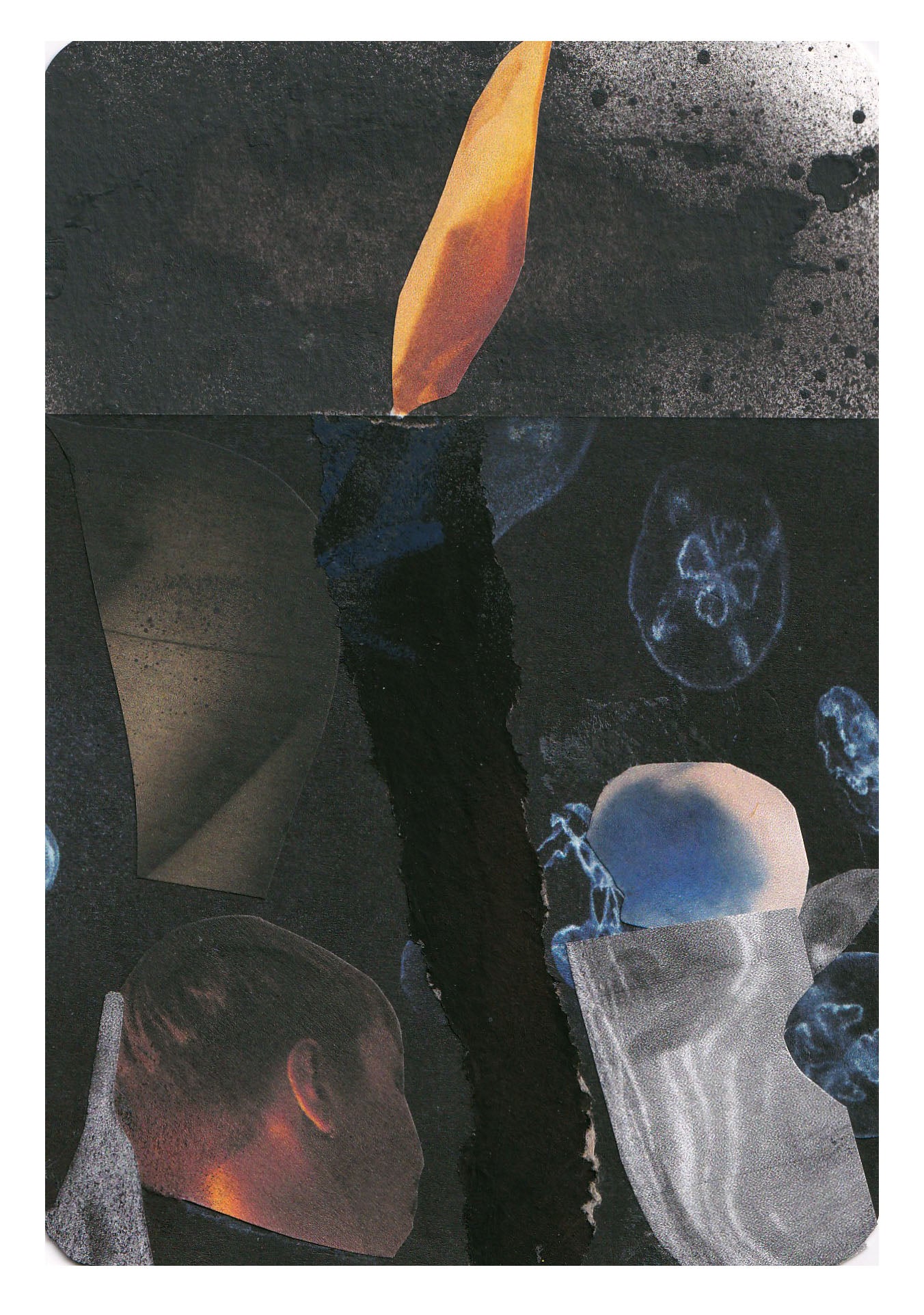 Rita Evs — Correspondances #2 — original postcard artwork