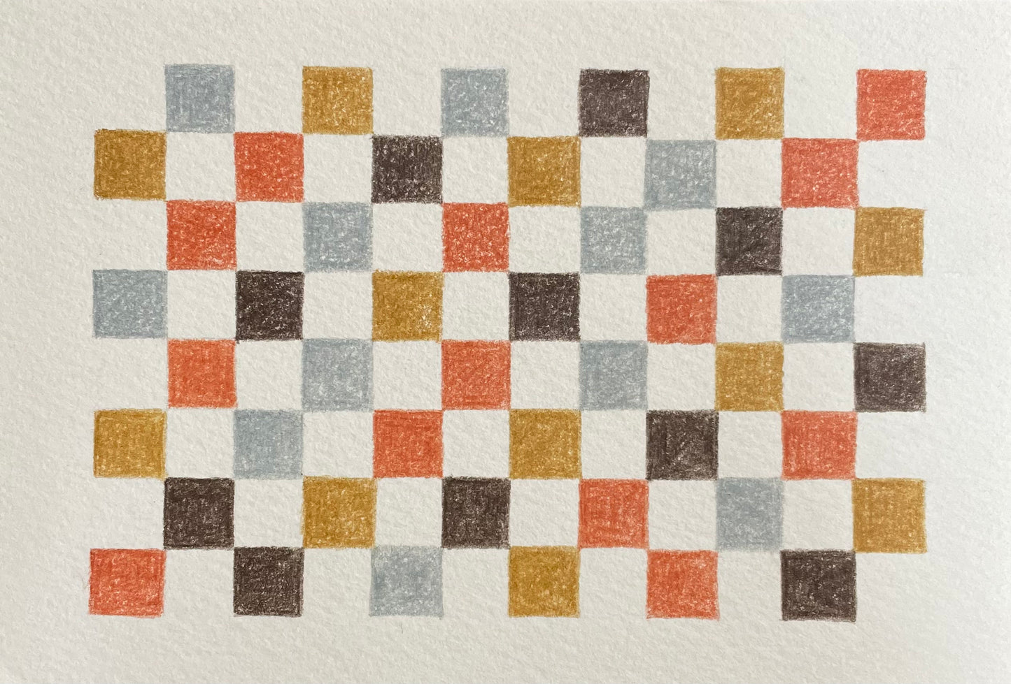 Ryuki Mizuno — Correspondances #3 — original postcard artwork