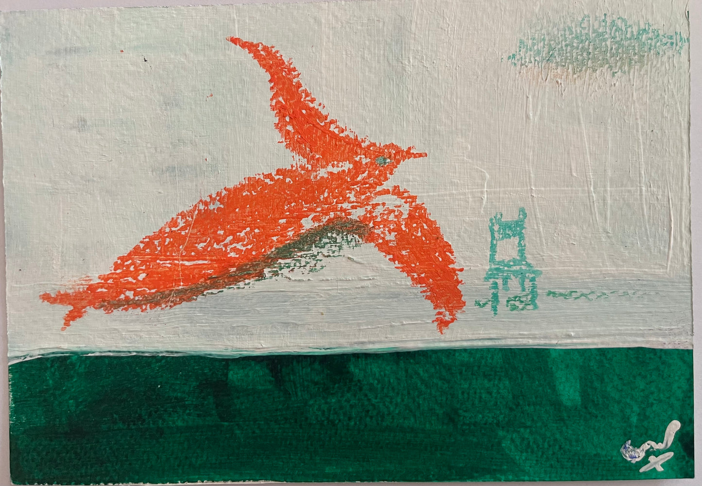 Sabrina Troiano — Correspondances #2 — original postcard artwork