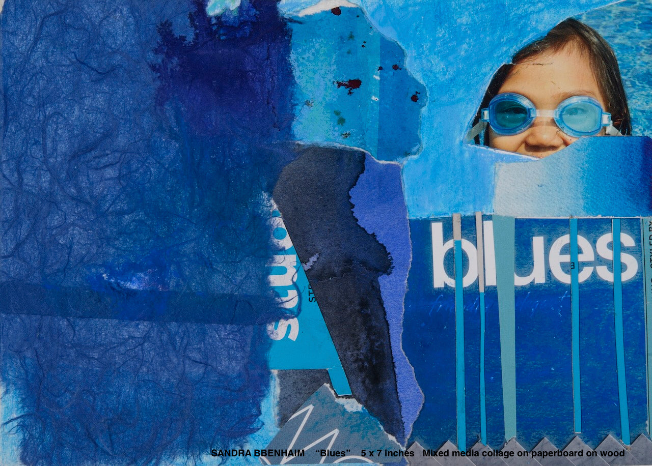 Sandra Benhaim — Correspondances #1 — original postcard artwork