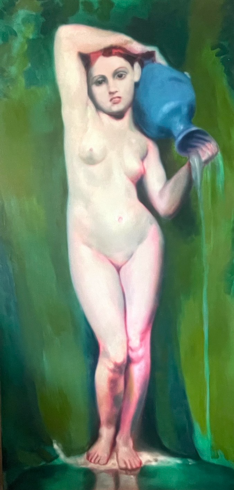 D’après « La source » de Ingres