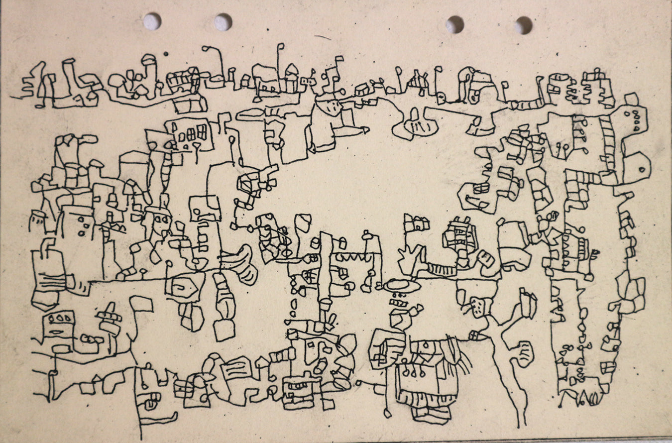 Solveig Lehtonen — Correspondances #2 — original postcard artwork