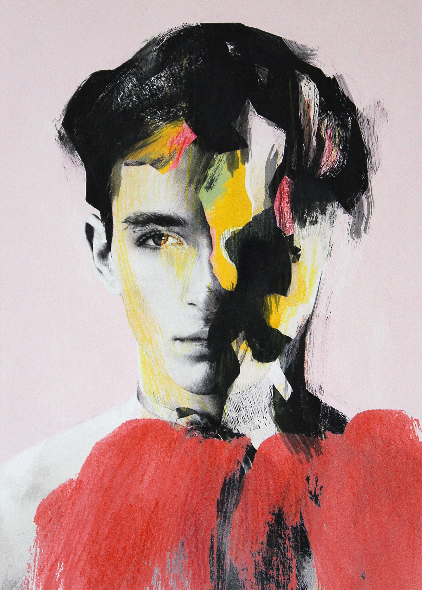 Stefan Gunnesch — Correspondances #2 — original postcard artwork