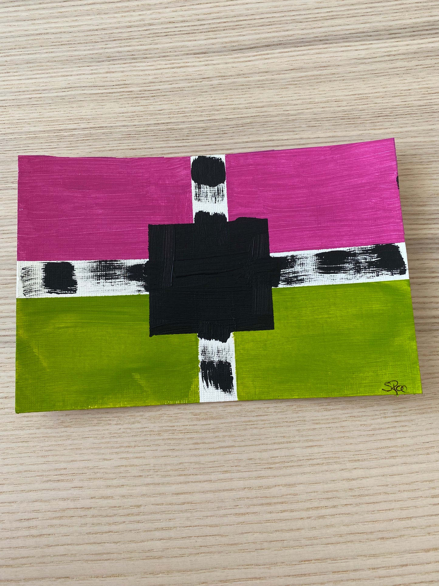 Suzanne Rochefort — Correspondances #2 — original postcard artwork