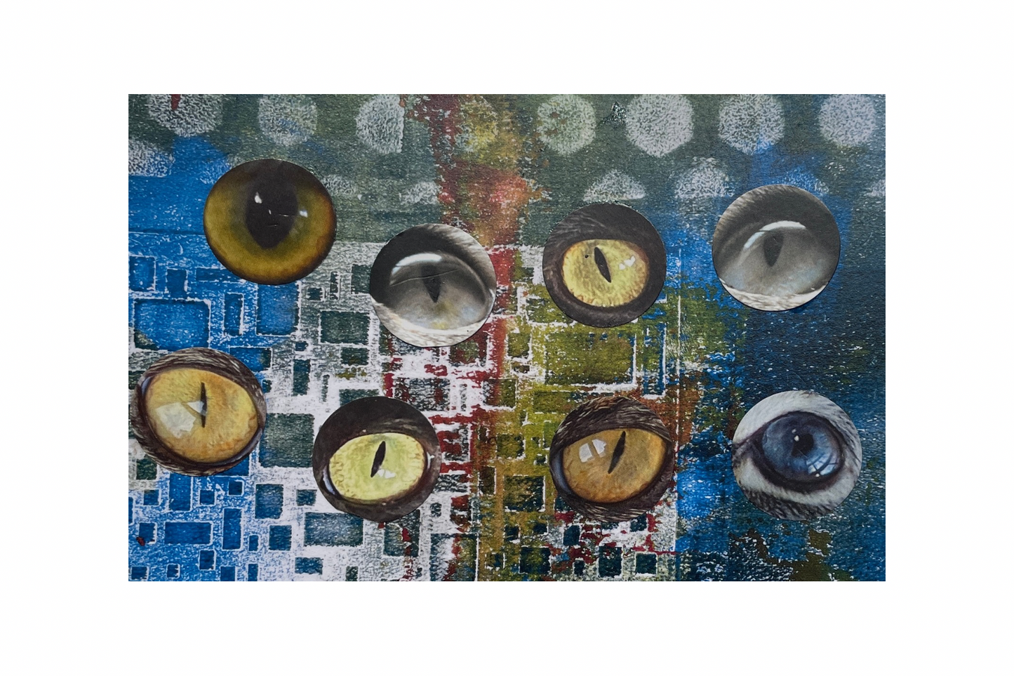 Tanya DiMaggio — Correspondances #3 — original postcard artwork