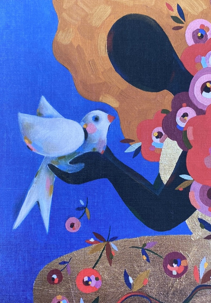 Tatiana Semkova — Correspondances #2 — original postcard artwork