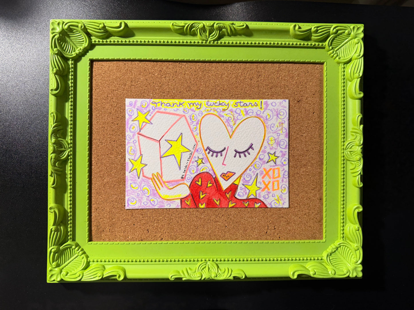 Thiffany Belda — Correspondances #3 — original postcard artwork