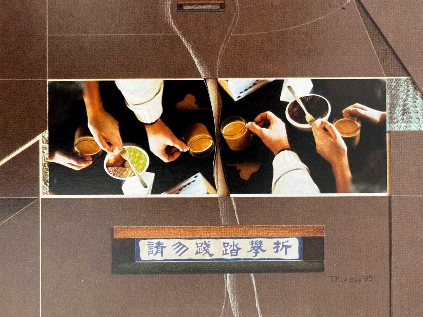 Timothy Klassen — Correspondances #2 — original postcard artwork