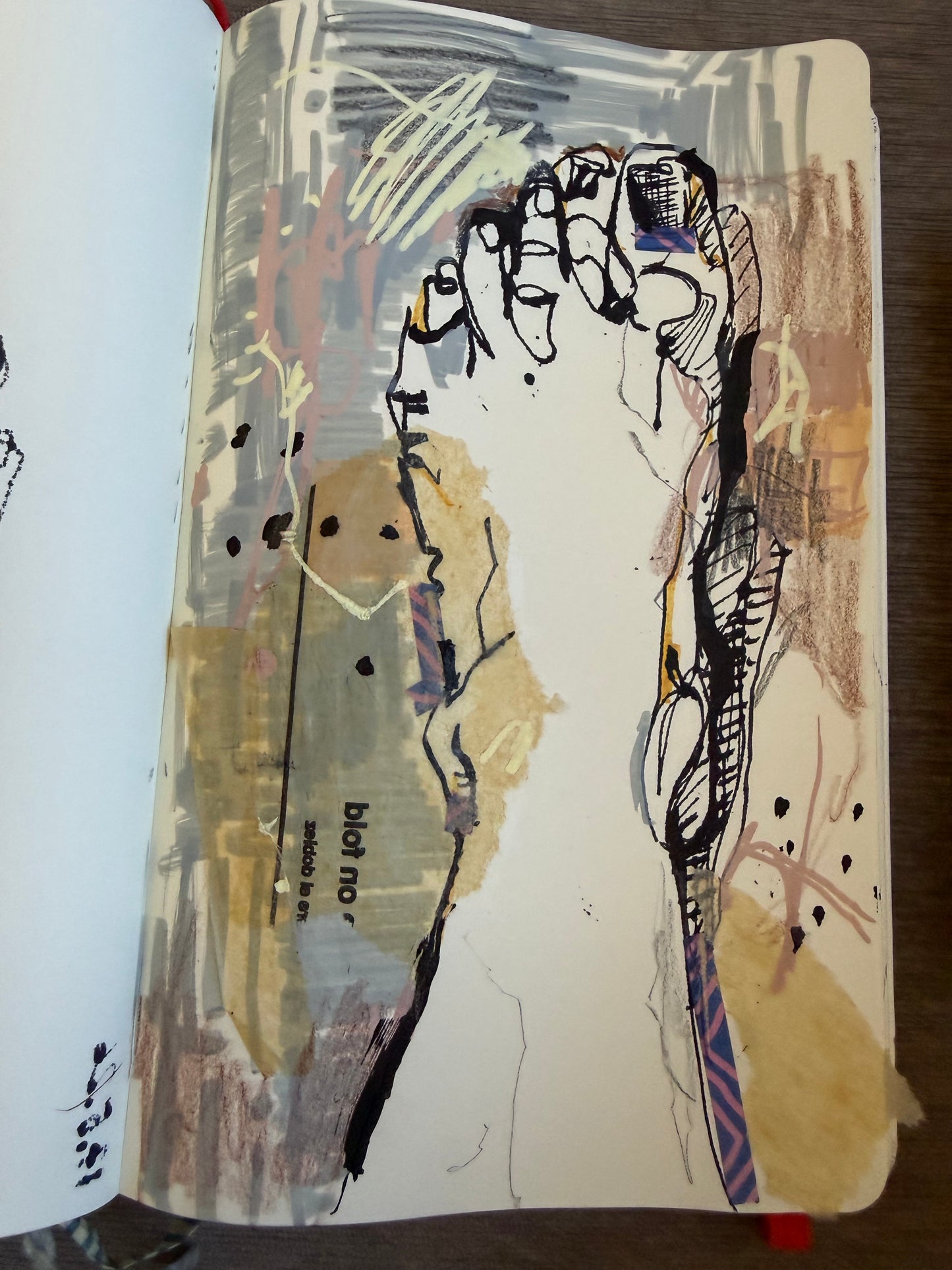 Ulemj Glamuzina — Correspondances #3 — original postcard artwork