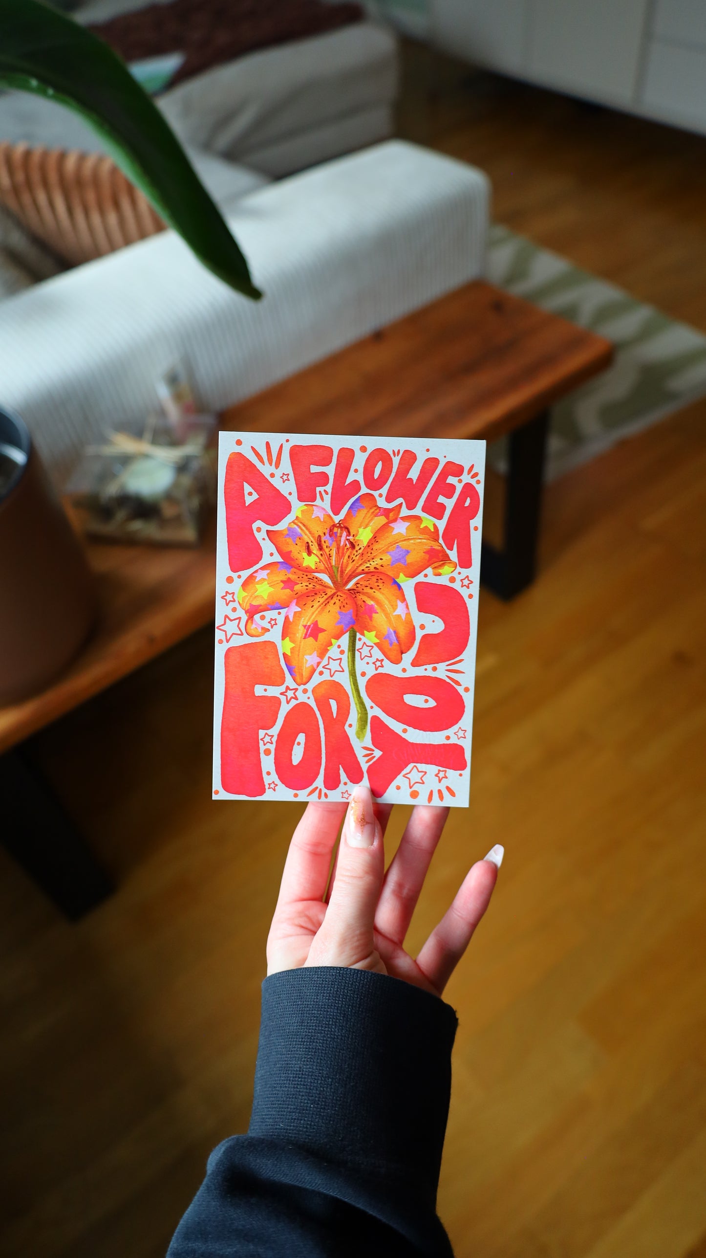 Valerija Grams — Correspondances #3 — original postcard artwork