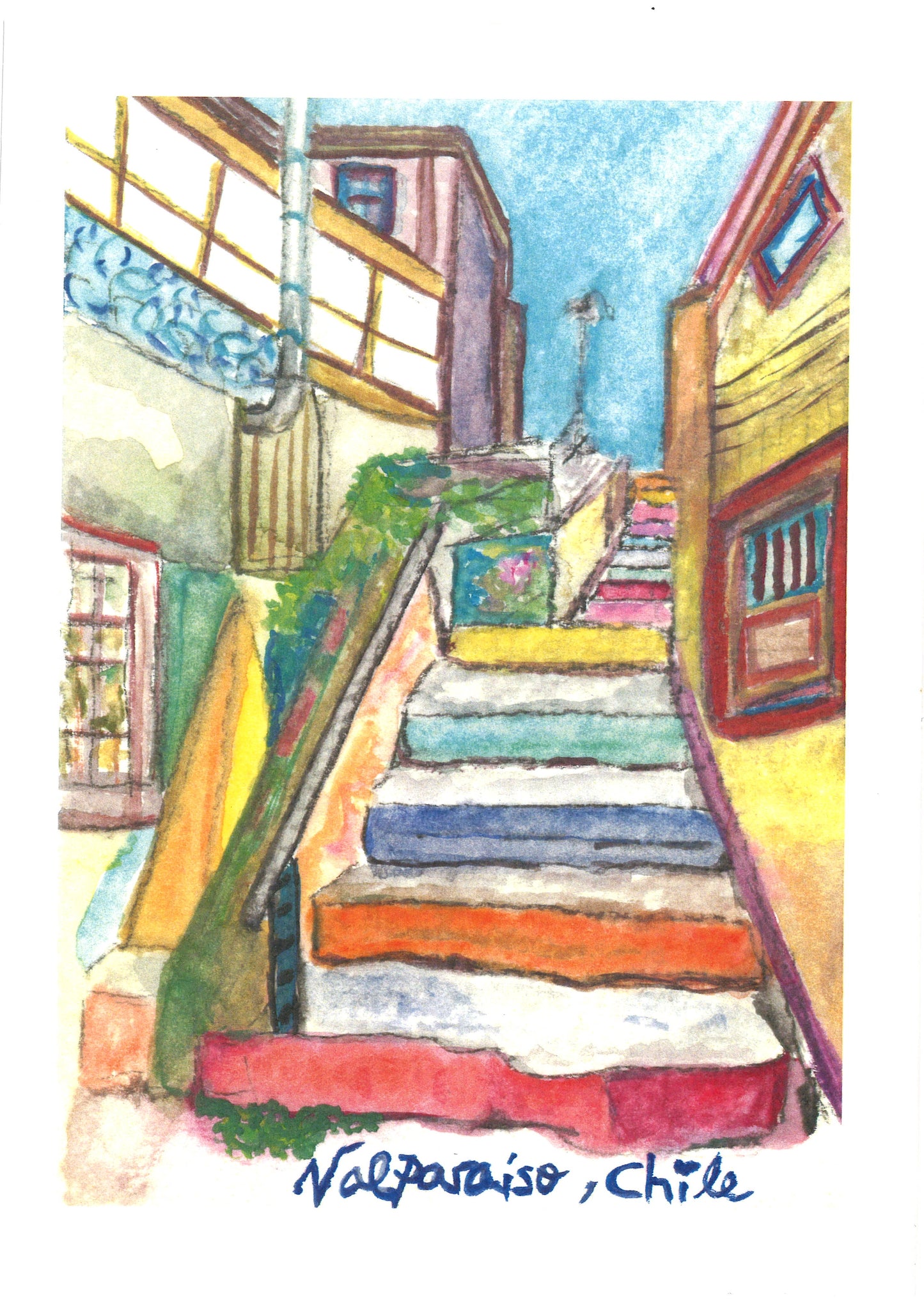 Victoria Fuentes — Correspondances #1 — original postcard artwork