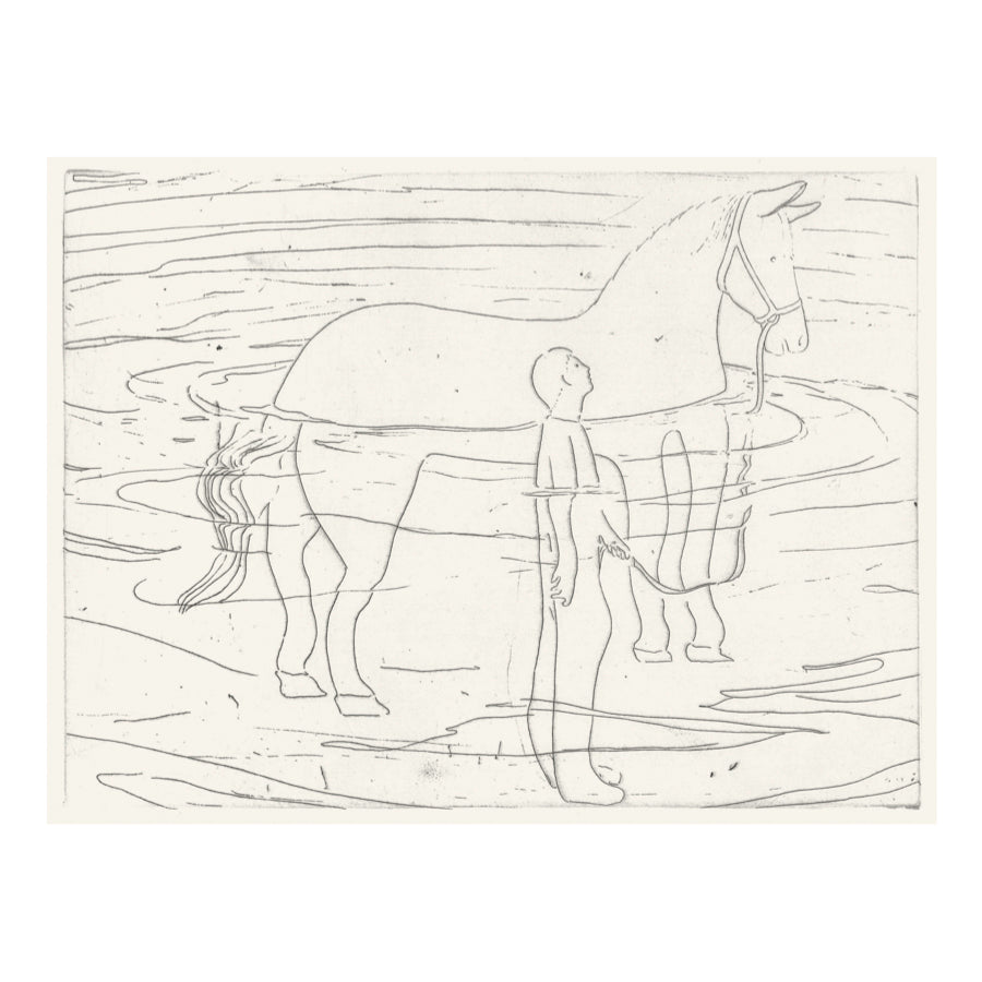 A horse in the sea / 海の馬