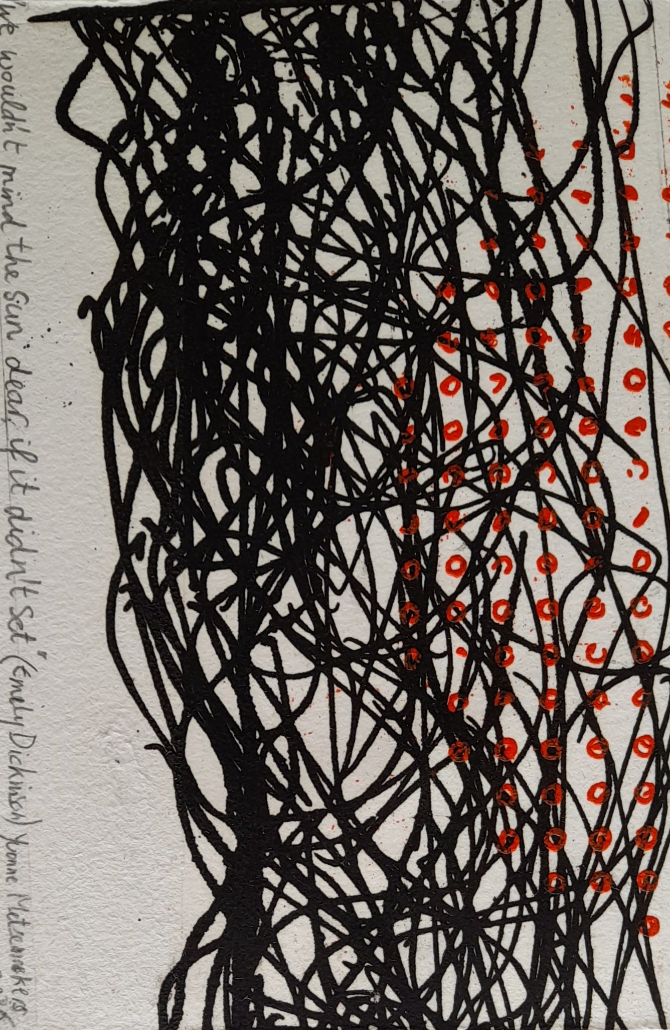 Yvonne Metzemaekers — Correspondances #1 — original postcard artwork