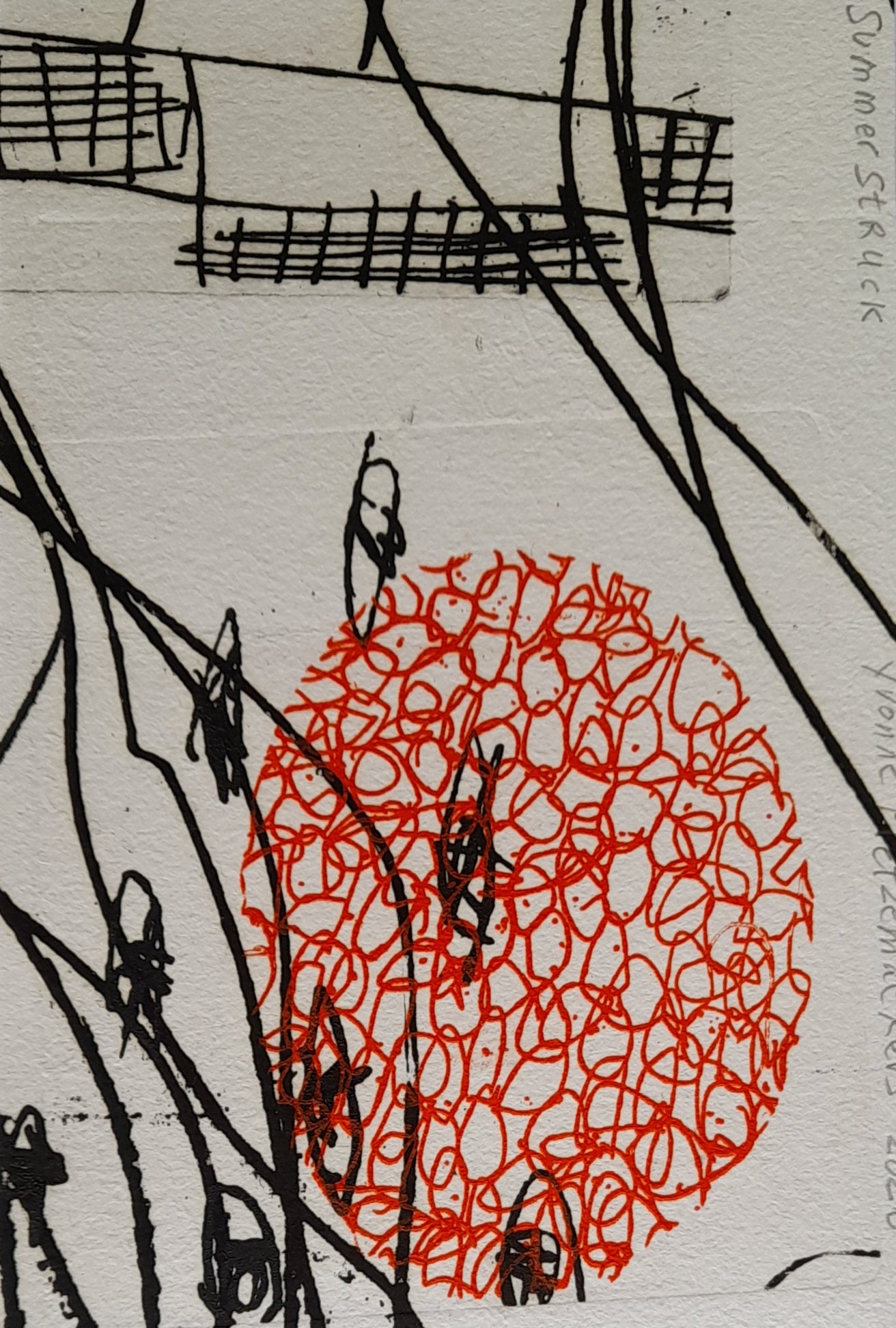 Yvonne Metzemaekers — Correspondances #2 — original postcard artwork