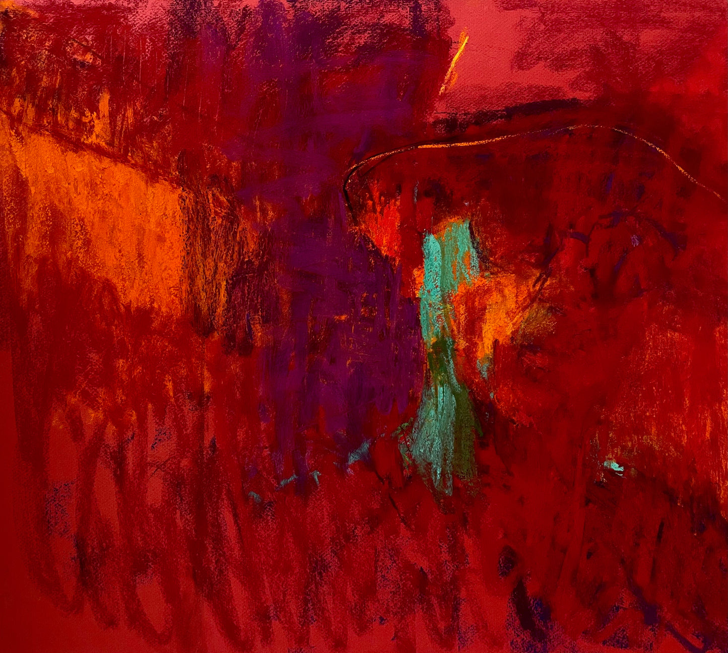 Red self portrait