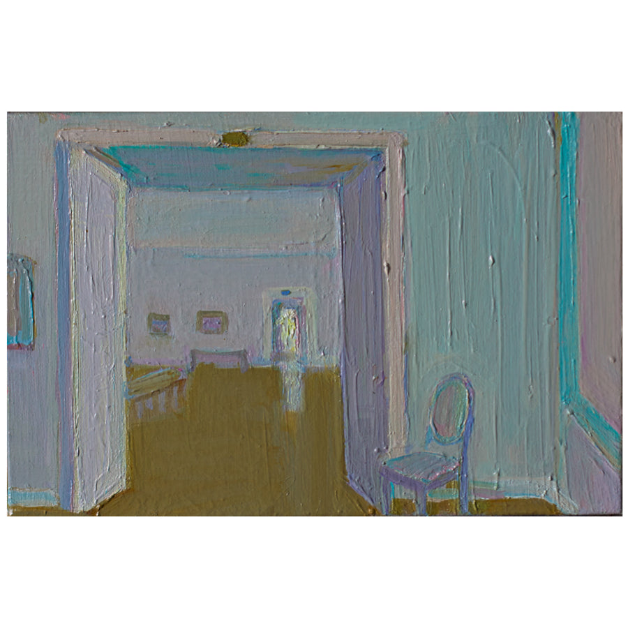 Interieur bleu