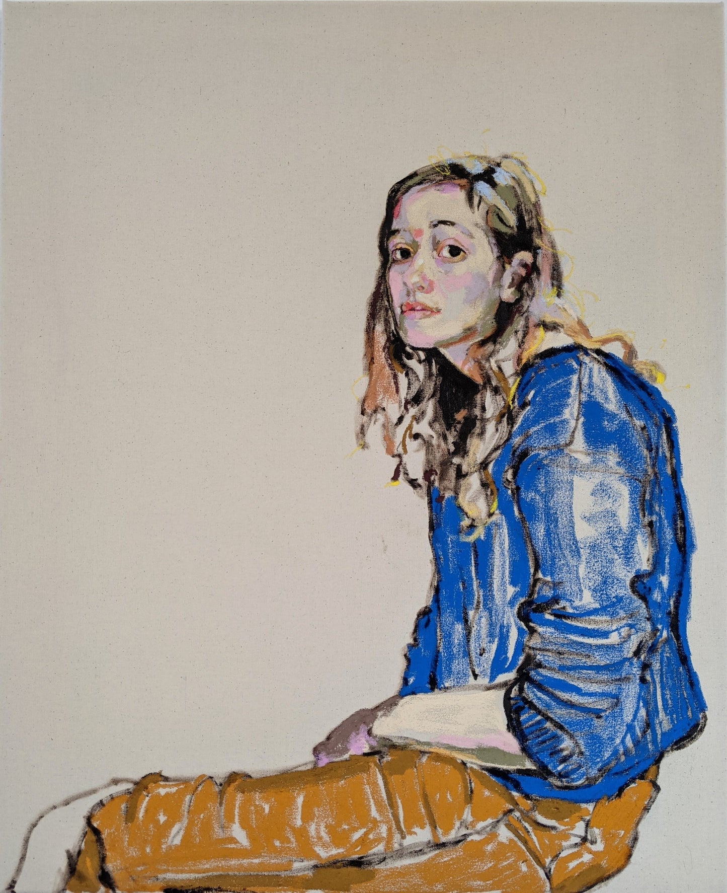 Self-portrait with bad posture