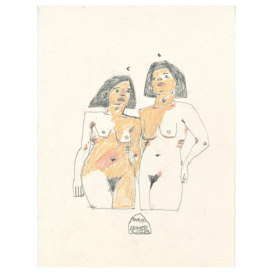 Two Nudes (Antique Frame)
