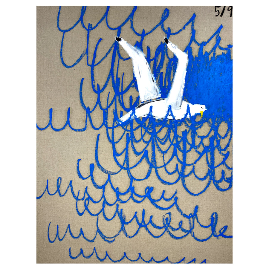 Seagulls and the Sea 5/9