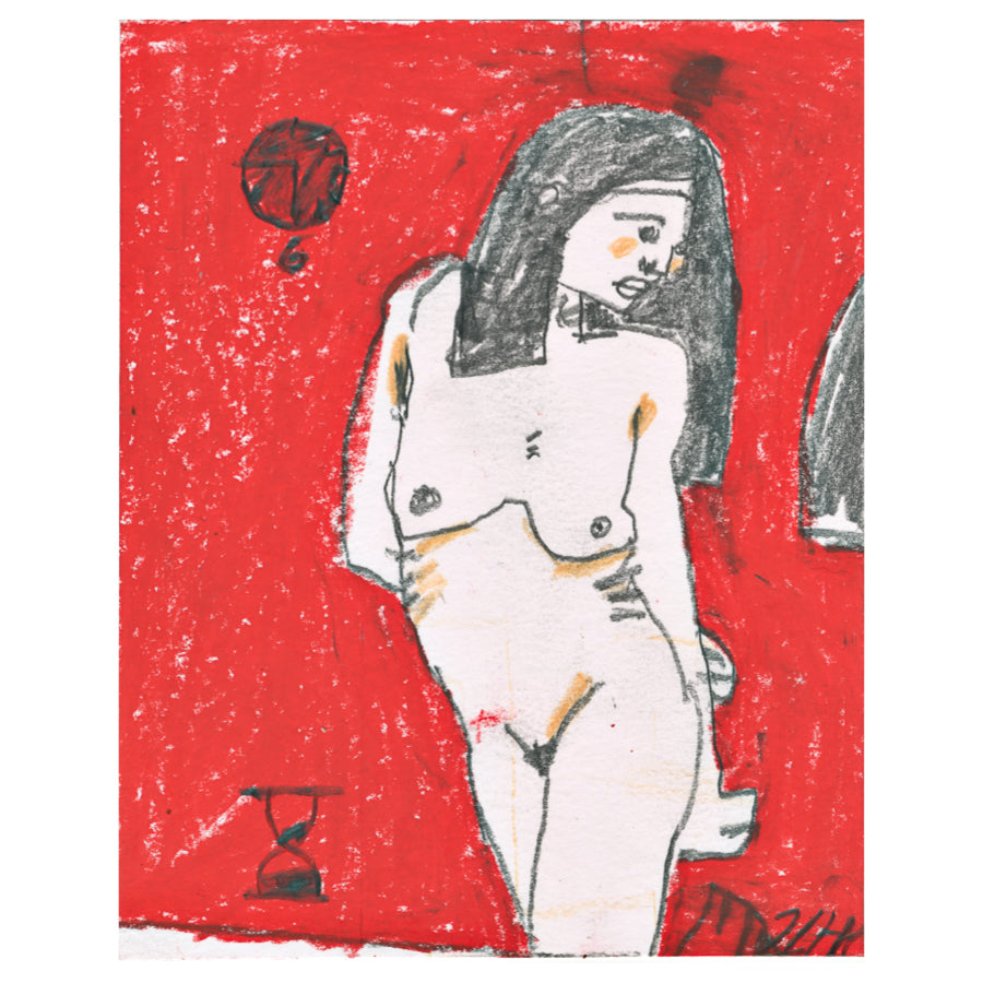 Nude Over Red