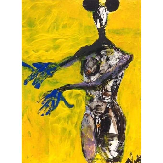 Blue Hand Figure - The Curators