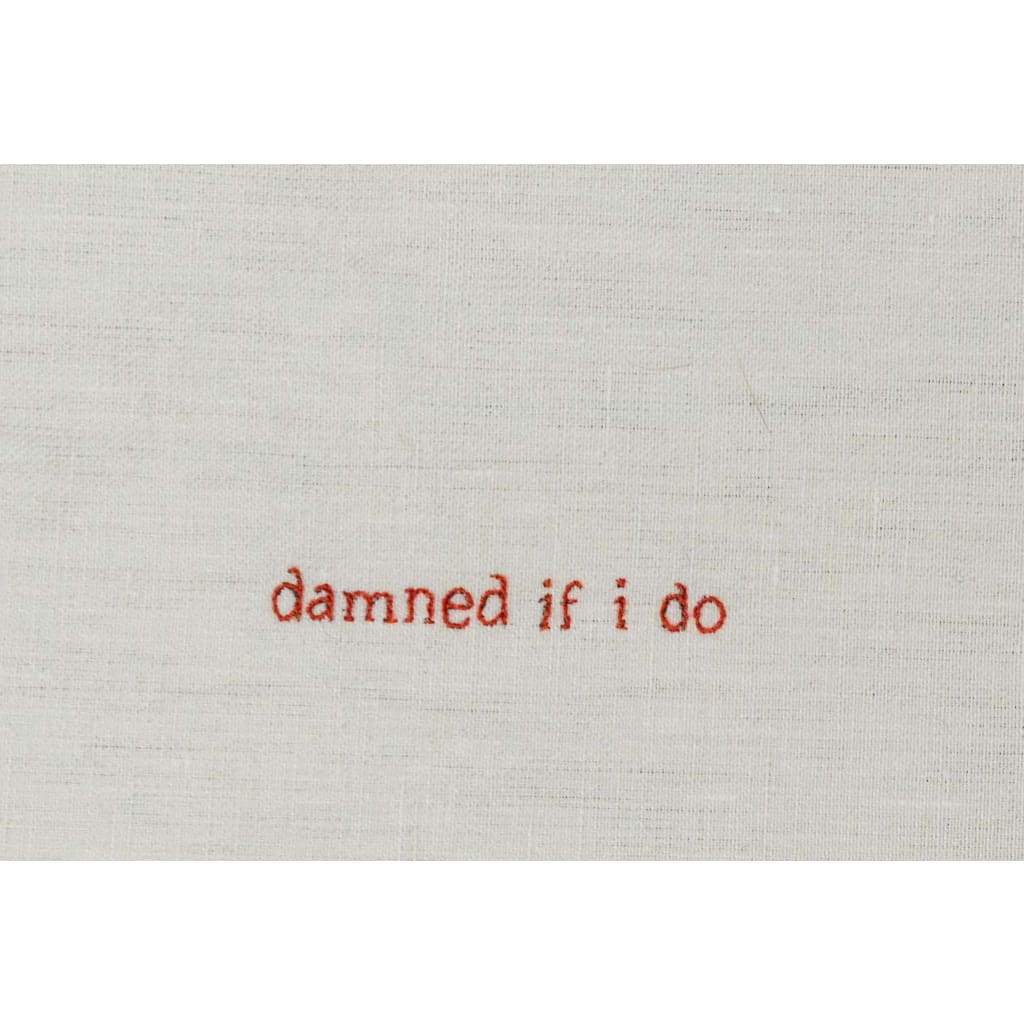 Domino Whisker Damned 500-1000 Brooklyn Domino Whisker embroidery Sheena Miyake thecurators.com