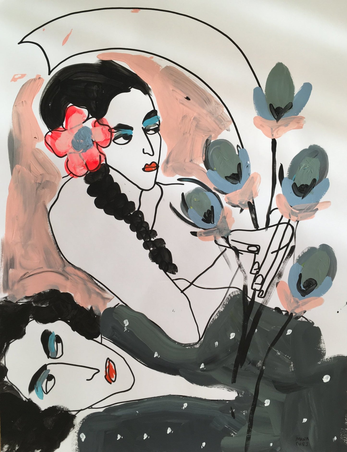 Les 1001 nuits - femme au sabre - The Curators