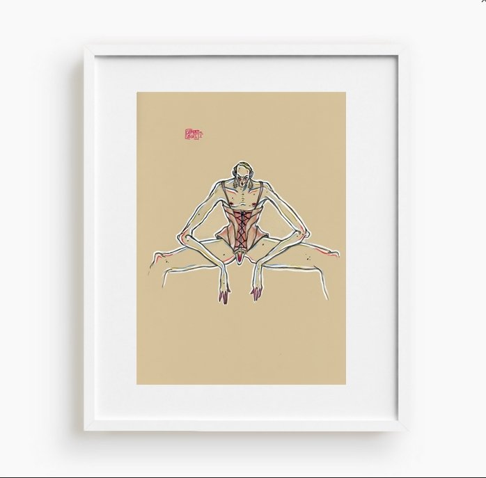 Nu masculin II, by Clément Louis - The Curators
