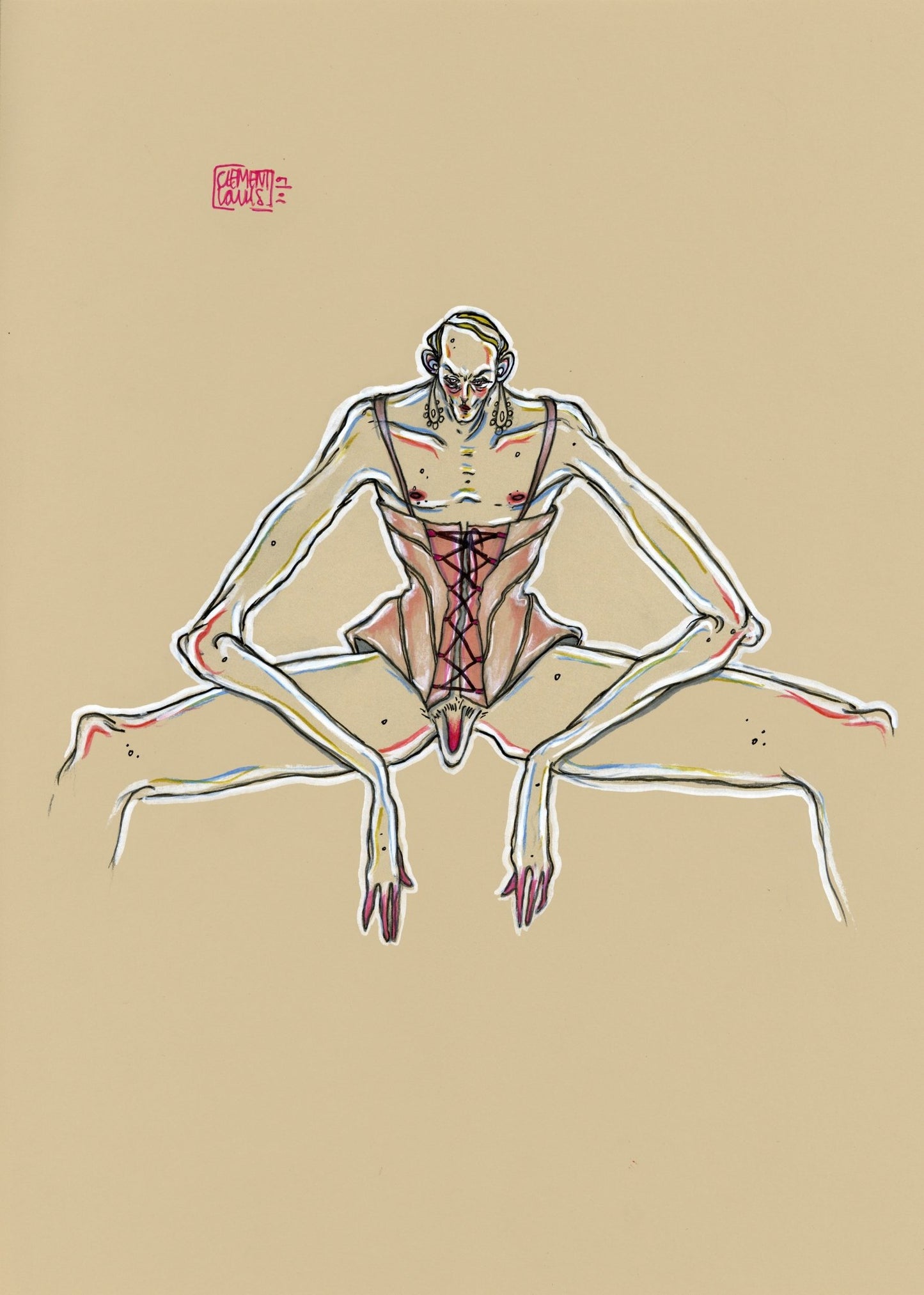 Nu masculin II, by Clément Louis - The Curators