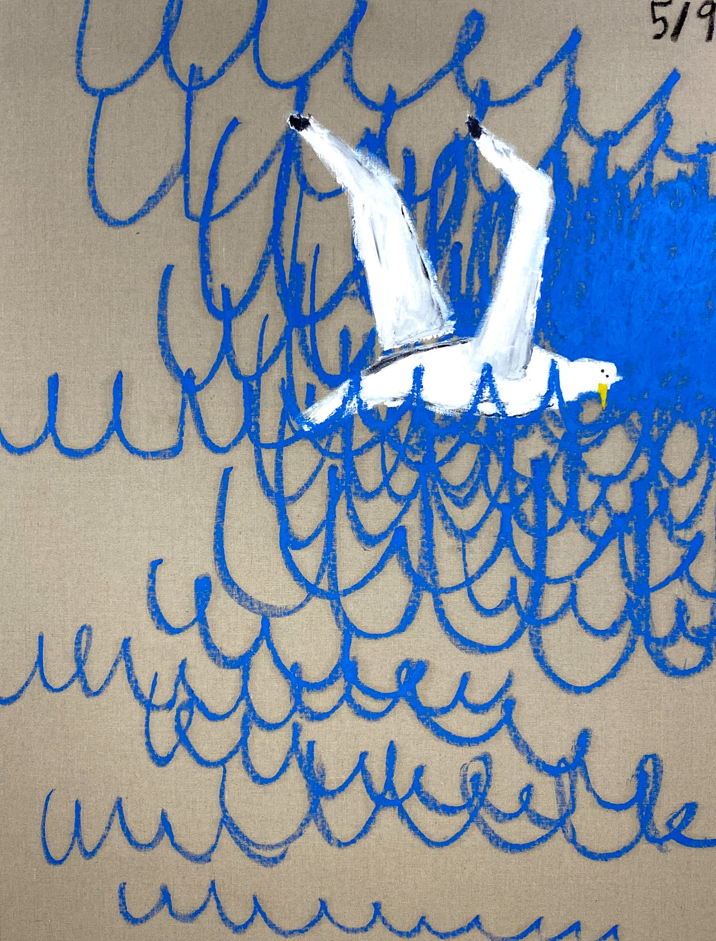 Seagulls and the Sea 5/9