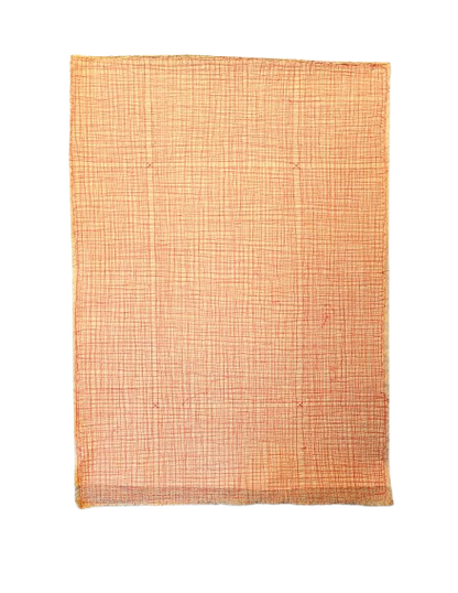 Red Stitched Line on Calico