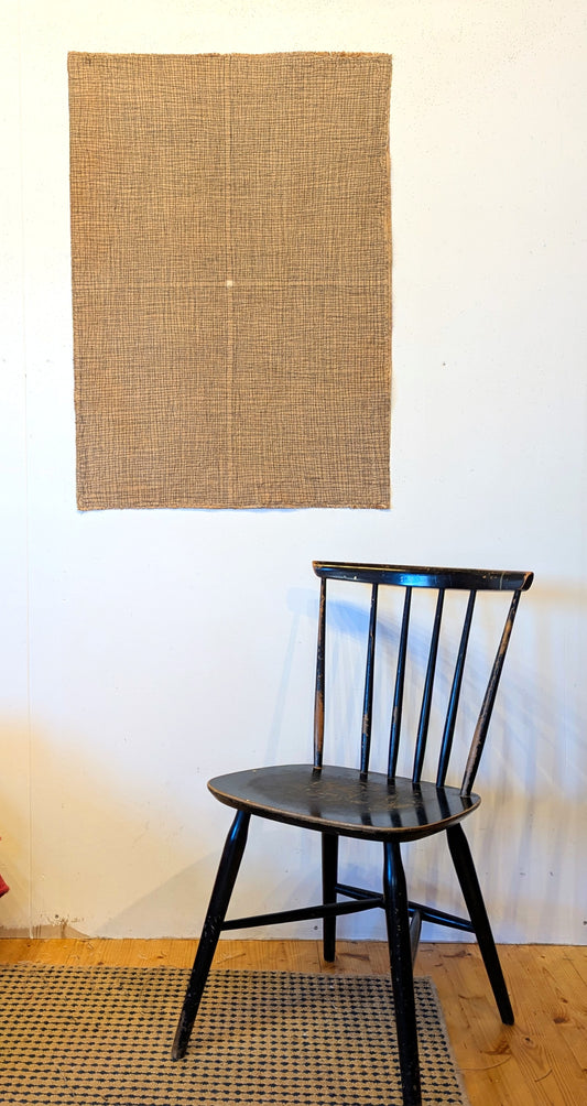 Stitched Cross on Hessian
