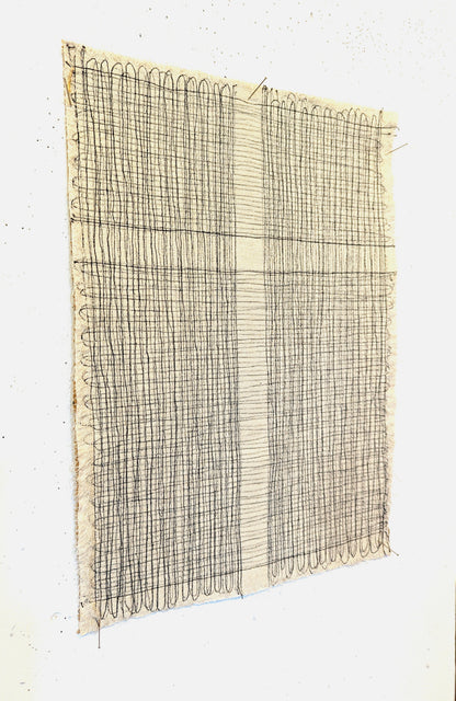 Stitched White Cross
