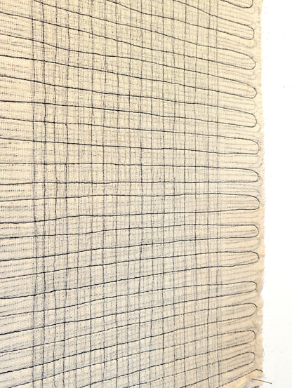 Stitched White Cross